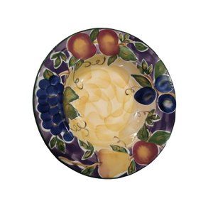 Scandicci hand-painted large cottage farmhouse serving bowl 15 inches